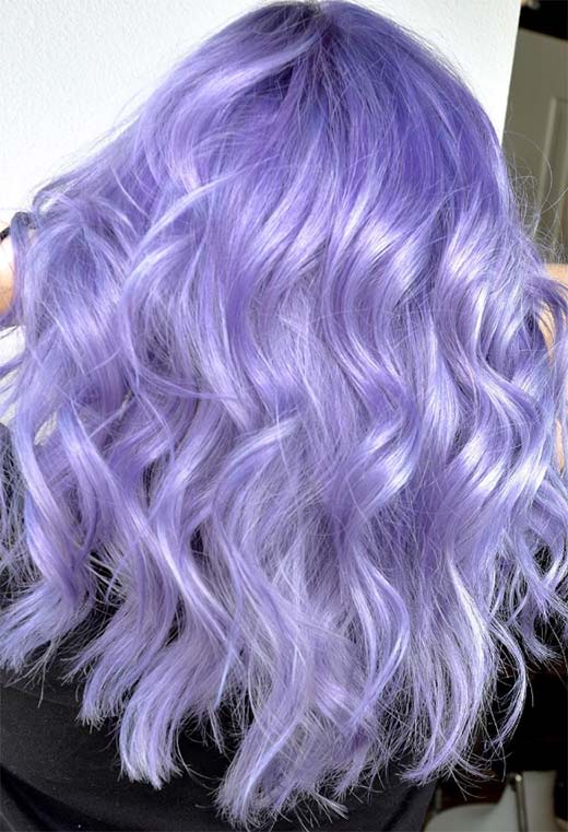 How to Dye Hair Lavender at Home  