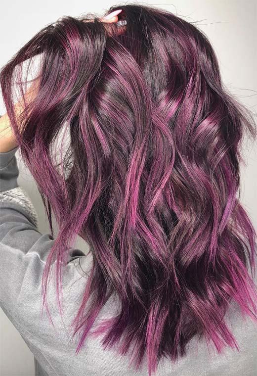 How to Maintain Plum Hair Color