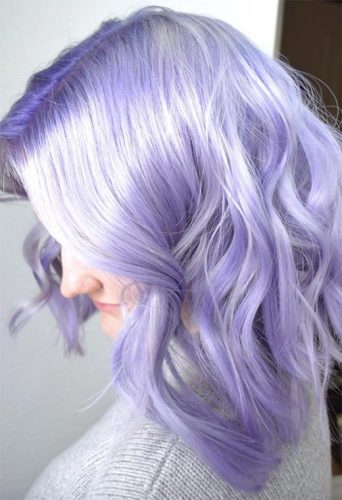 Breathtaking Lavender Hair Dye Wallpaper Digital Art