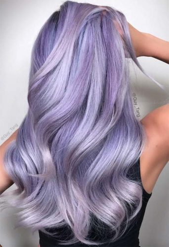 Stunning Lavender Hair Dye Picture Concept