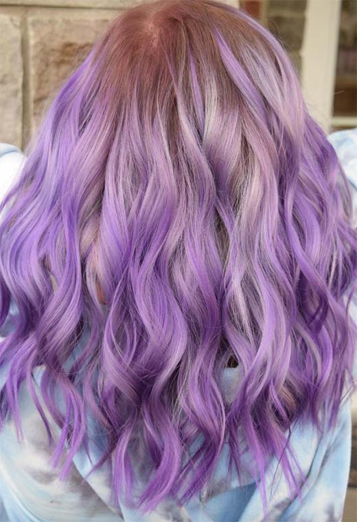 Lavender Hair Color Shades: Lavender Hair Dye Tips