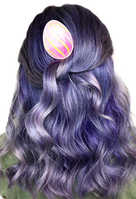 Lavender Hair Dye Tips