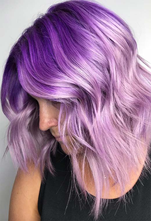 Makeup Tips for Lavender Hair Color