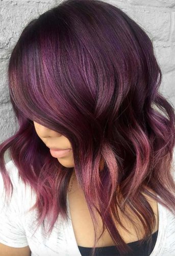 57 Posh Plum Hair Color Ideas to Embrace in 2022 - Glowsly