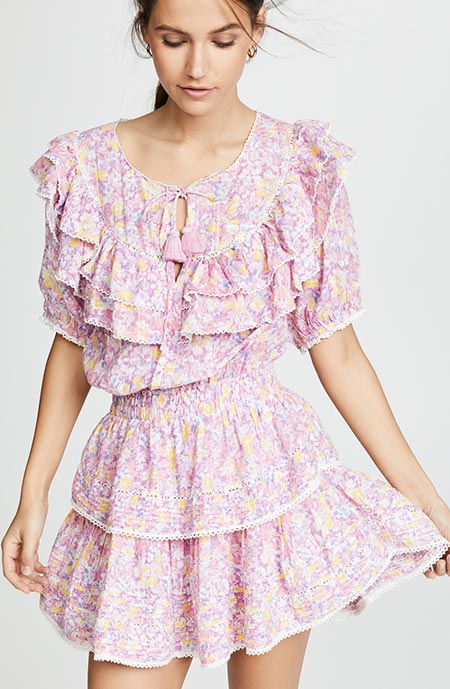 Best Short Summer Dresses: LoveShackFancy Summer Mini Dress