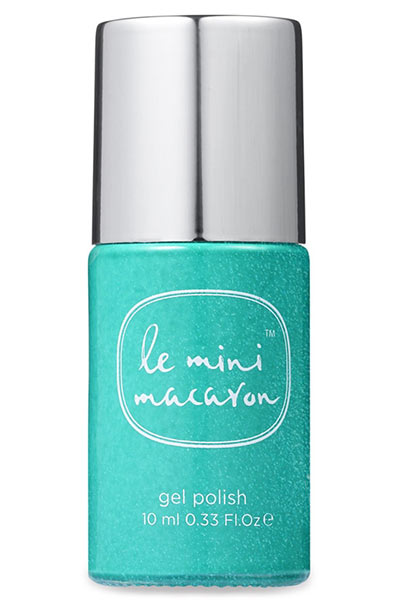 Best Summer Nail Colors: Le Mini Macaron 1-Step Gel Polish in Sparkling Sea Salt