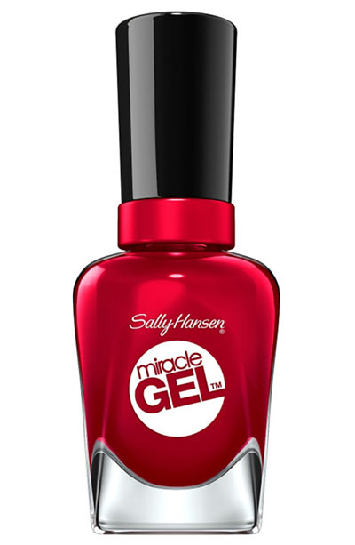 Best Summer Nail Colors: Sally Hansen Miracle Gel in Rhapsody Red