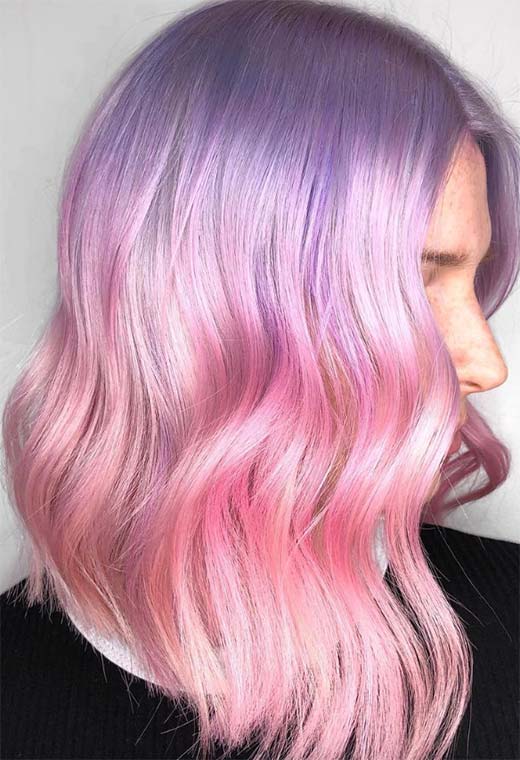 How to Color Hair Lilac at Home
