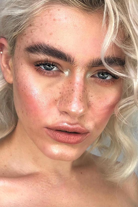 How to Create Fake Freckles with Makeup