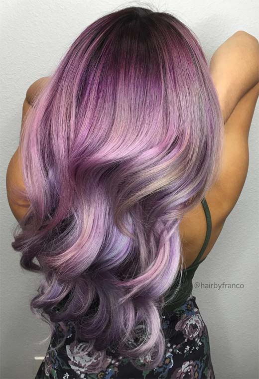 Lilac Hair Color Shades: Lilac Hair Dye Tips
