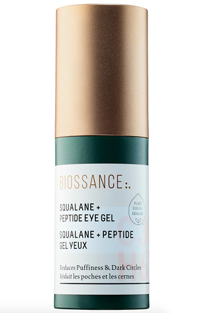 Best Aloe Vera Skin Products: Biossance Squalane + Peptide Eye Gel 