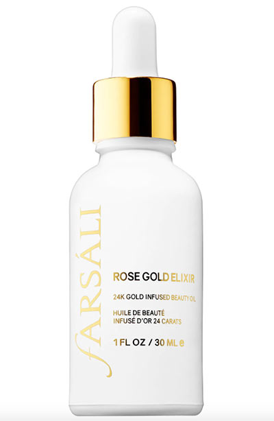 Best Facial Oils: Farsáli Rose Gold Elixir – 24k Gold Infused Beauty Oil 