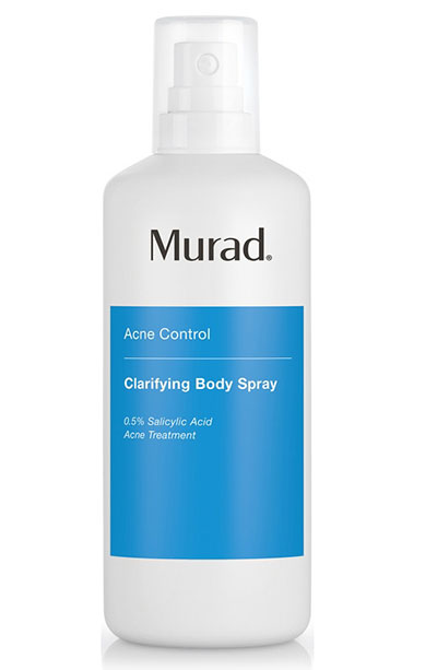 Back Acne Treatment Products: Murad Clarifying Body Spray 