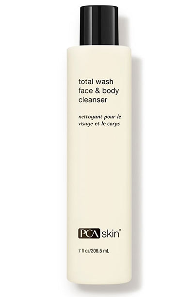 Back Acne Treatment Products: PCA Skin Men Total Wash Face and Body Cleanser