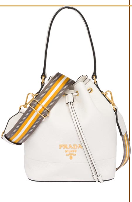 Best Prada Bags of All Time: Prada Leather Bucket Bag