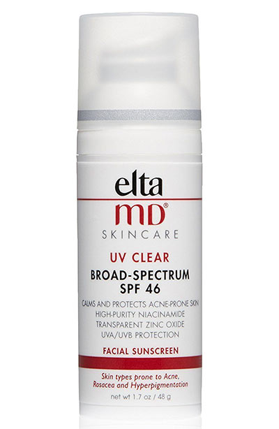 Best Walmart Skin Care Products: EltaMD UV Clear Broad-Spectrum SPF 46 Moisturizing Facial Sunscreen