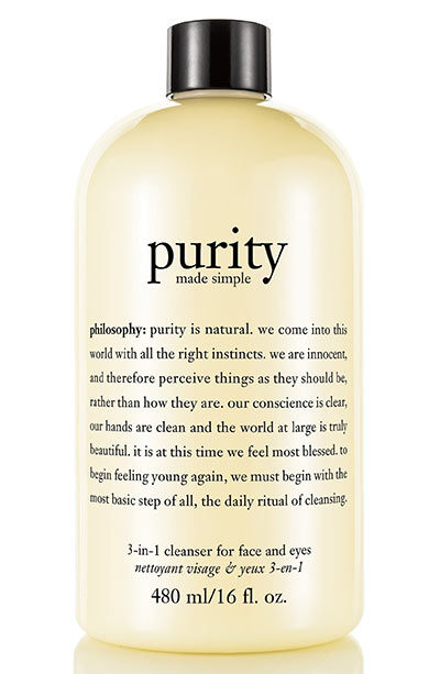 Best Combination Skin Products: Philosophy Purity Made Simple One-Step Facial Cleanser