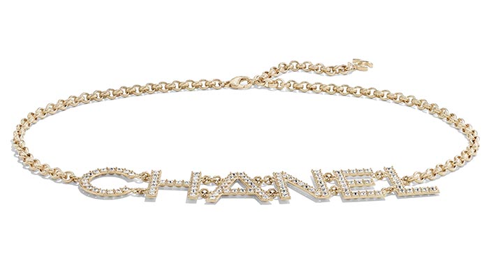 Best Designer Belts for Women: Chanel Logo Chain Belt