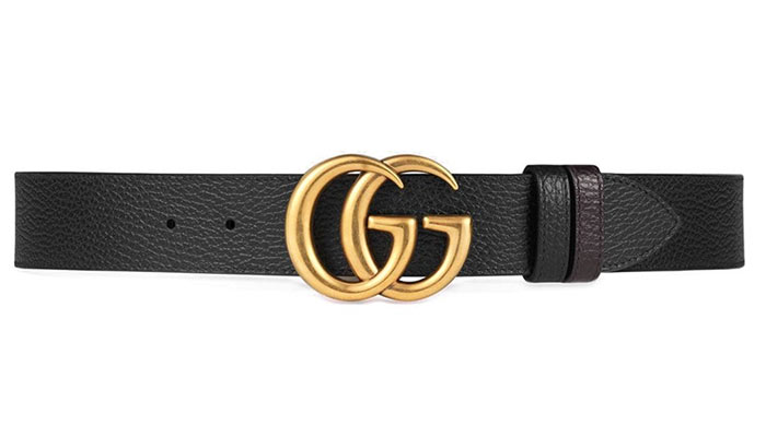 Best Designer Belts for Women: Gucci Logo Leather Belt