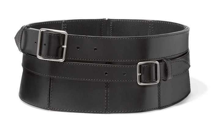 Best Designer Belts for Women: Alexander McQueen Corset Leather Belt