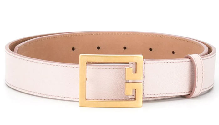 Best Designer Belts for Women: Givenchy Double G Logo Leather Belt