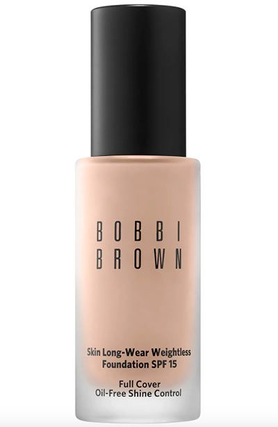 Best Foundation for Oily Skin: Bobbi Brown Skin Long-Wear Weightless Foundation SPF 15