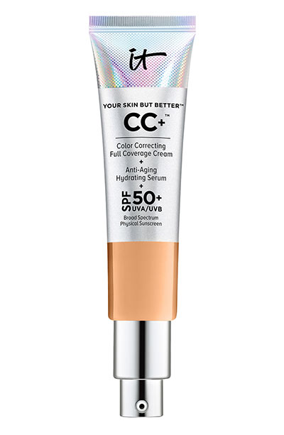 Best Foundation for Oily Skin: It Cosmetics CC+ Cream with SPF 50+