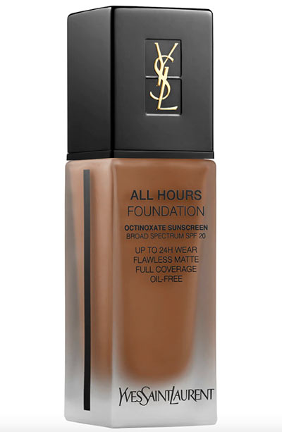 Best Foundation for Oily Skin: Yves Saint Laurent All Hours Longwear Natural Matte Foundation 