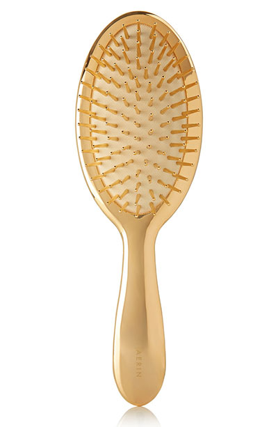 Best Hair Brushes & Combs: Aerin Beauty Large Gold-Tone Hairbrush