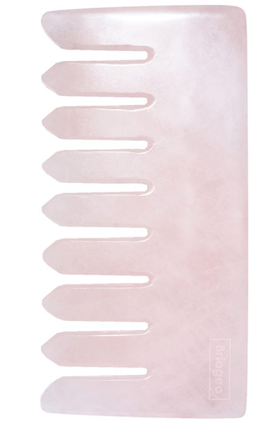 Best Hair Brushes & Combs: Briogeo Rose Quartz Crystal Energy Comb