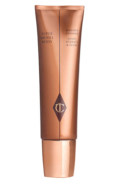 Best Leg & Body Makeup Products: Charlotte Tilbury Supermodel Body Slimmer Shimmer Shape, Hydrate & Glow