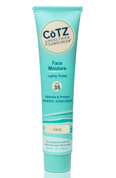 Best Tinted Sunscreens for Every Skin Type: CoTz Face Moisture Lightly Tinted Sunscreen SPF 35