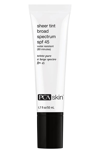 Best Tinted Sunscreens for Every Skin Type: PCA Skin Sheer Tint Broad Spectrum SPF 45 