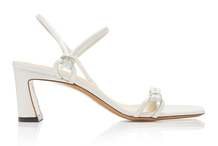 Best White Shoes for Women: By Far Charlie White Sandals