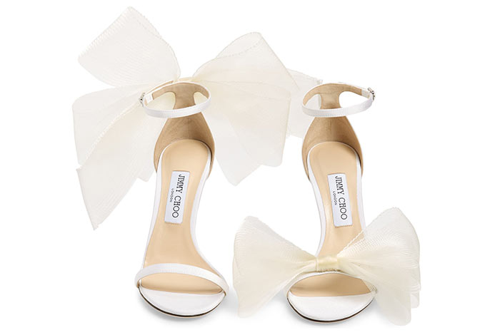 Best White Shoes for Women: Jimmy Choo Aveline White Sandals