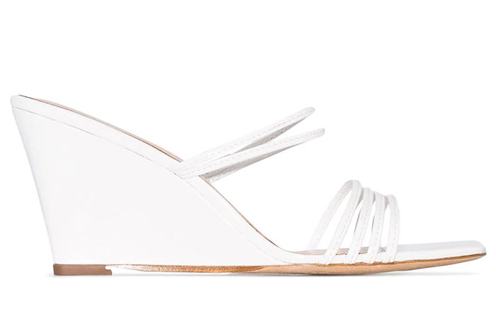 Best White Shoes for Women: Kalda Simon White Wedge Sandals