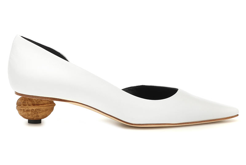 Best White Shoes for Women: Loewe White Heels