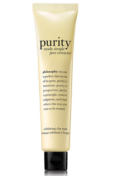 Best Blackhead Removal Products: Philosophy Purity Made Simple Pore Extractor Mask 