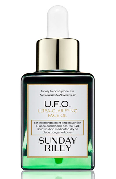 Best Blackhead Removal Products: Sunday Riley U.F.O. Ultra-Clarifying Face Oil