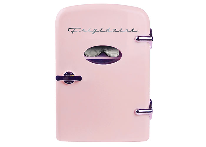Best Mini Beauty and Skincare Fridges: Frigidaire Portable Retro Mini Fridge
