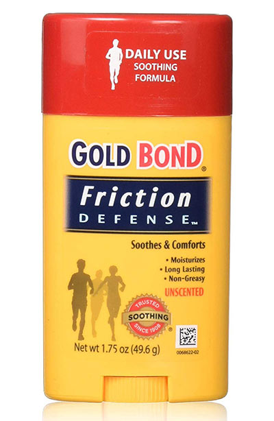 Best Anti-Chafing Creams, Sticks & Products: Gold Bond Chafing Defense Anti-Friction Formula 