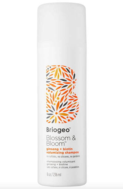 Best Biotin Shampoos: Briogeo Blossom & Bloom Ginseng + Biotin Volumizing Shampoo 