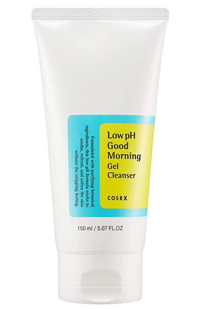 Best Cleansers for Korean Double Cleansing: CosRX Low Ph Good Morning Gel Cleanser 