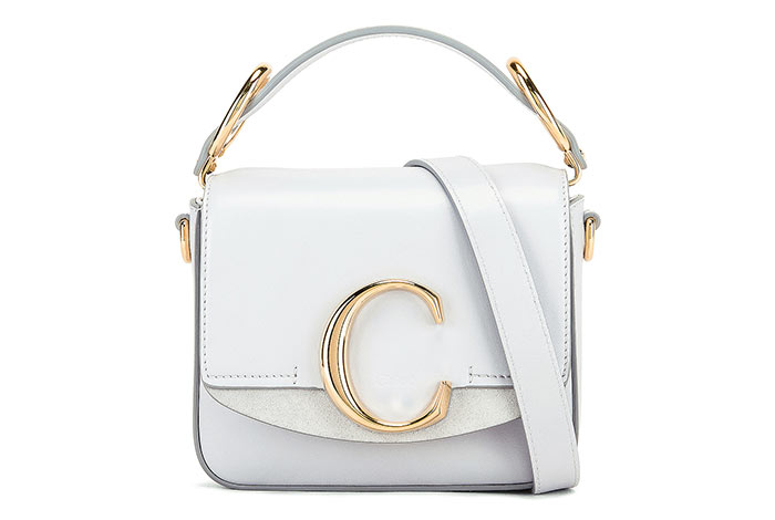 Best Designer White Bags: Chloe C Mini Box White Purse