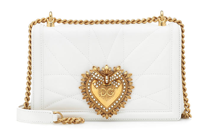 Best Designer White Bags: Dolce & Gabbana Medium Devotion White Purse