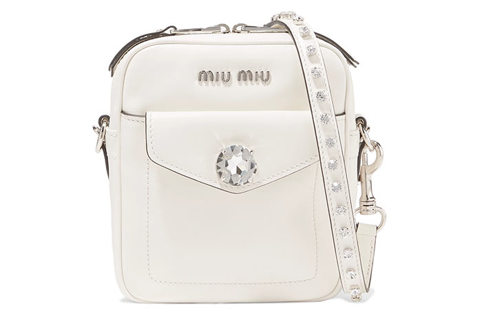 Best Designer White Bags: Miu Miu Soltaire White Purse