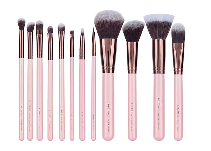 Best Makeup Brush Sets: Luxie Rose Gold Brush Collection 