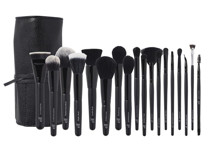 Best Makeup Brush Sets: e.l.f. Cosmetics 19 Piece Brush Collection 
