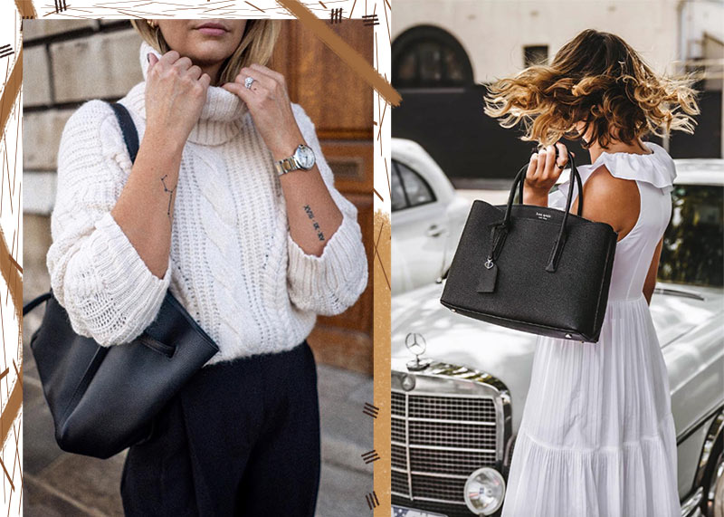 Designer Black Tote Bags to Add to Your Collection