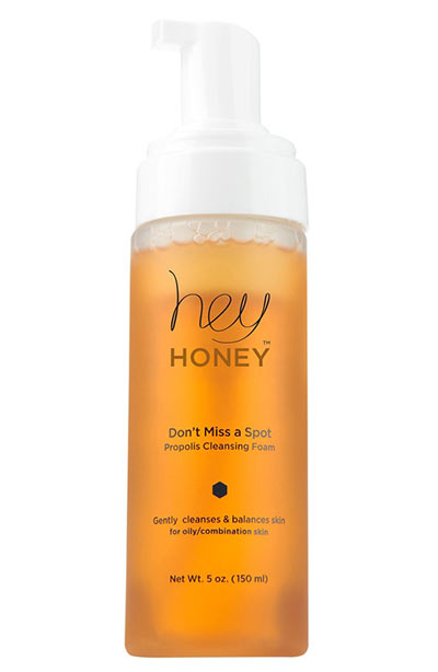 Honey & Propolis Skin Care Products: Hey Honey Don't Miss A Spot Propolis Cleansing Foam 